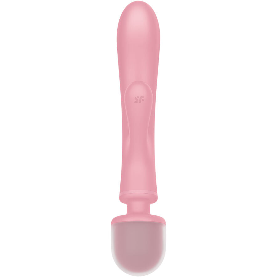 SATISFYER - TRIPLE LOVER RABBIT VIBRADOR MASSAGER CINZA
