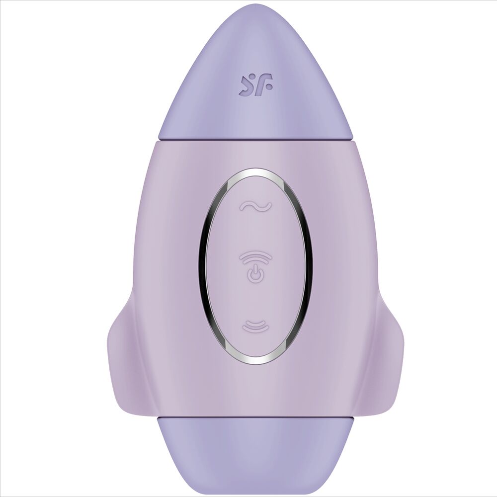 SATISFYER - MISSION CONTROL ROXO VIBRADOR PEQUENO DUPLO IMPULSO