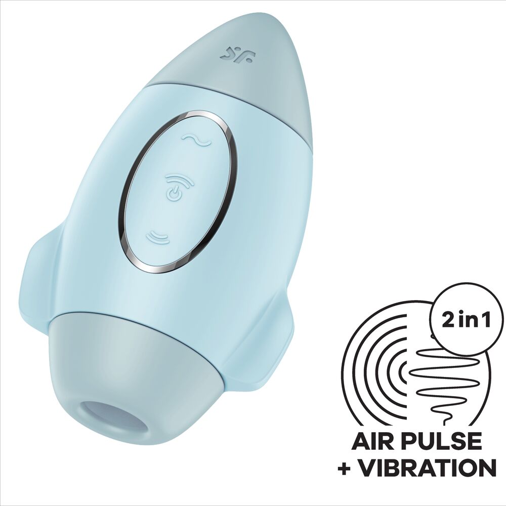 SATISFYER - MISSION CONTROL ROXO VIBRADOR PEQUENO DUPLO IMPULSO
