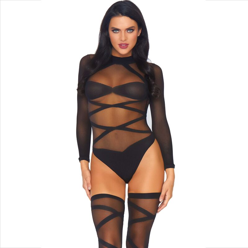 LEG AVENUE - CONJUNTO 2 PEÇAS BODY + MEIAS
