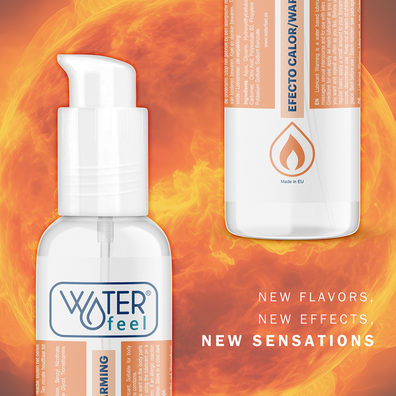 WATERFEEL - LUBRIFICANTE EFEITO CALOR 150 ML - Sex Shop Sexy
