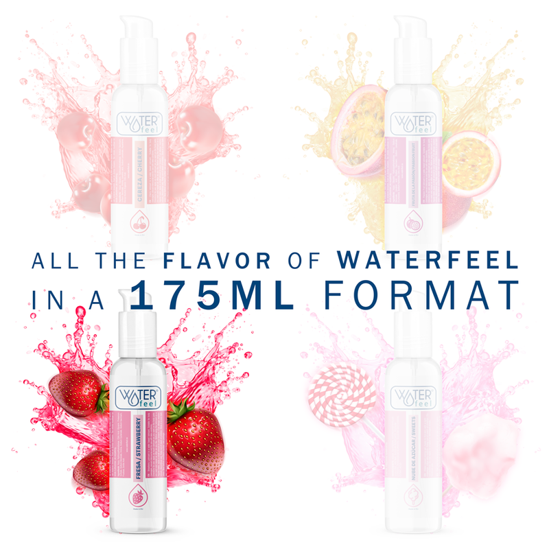 WATERFEEL - LUBRIFICANTE À BASE DE ÁGUA SABOR MORANGO 175 ML