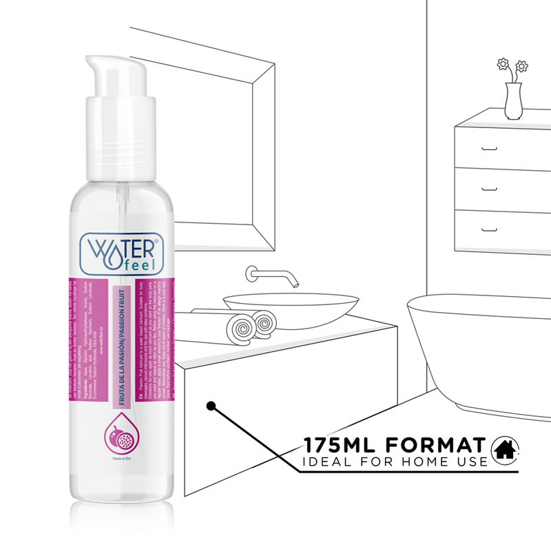 WATERFEEL - LUBRIFICANTE À BASE DE ÁGUA SABOR FRUTO DA PAIXÃO 175 ML