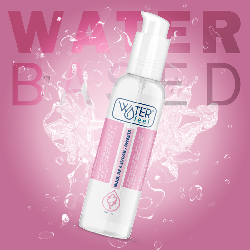 WATERFEEL - LUBRIFICANTE SABOR ALGODÃO DOCE 175 ML