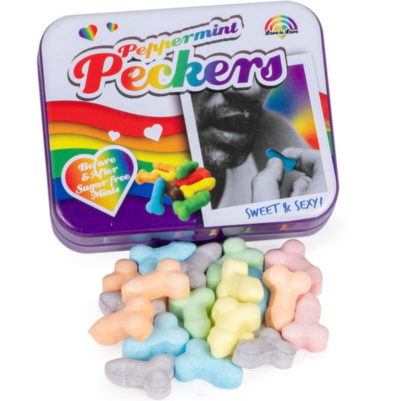 SPENCER & FLEETWOOD - PECKERS REBUÇADOS ARCO-ÍRIS DE MENTA