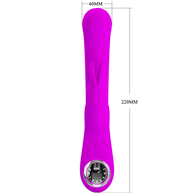 PRETTY LOVE - LAMAR VIBRADOR RABBIT E PONTO G VIOLETA