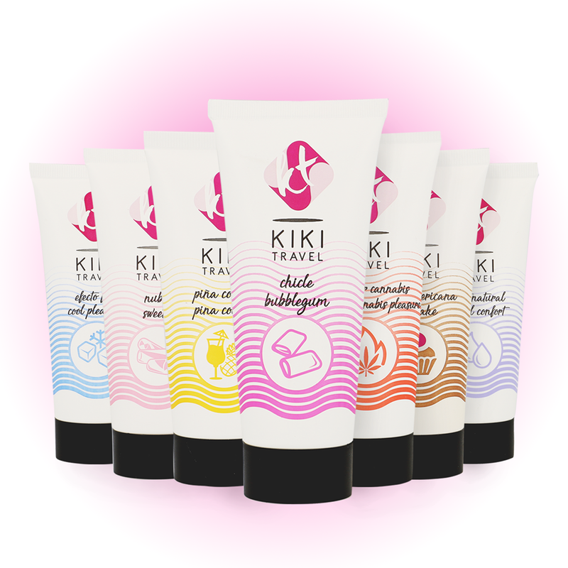 KIKÍ TRAVEL - LUBRIFICANTE SABOR PASTILHA ELÁSTICA 50 ML - Sex Shop Sexy