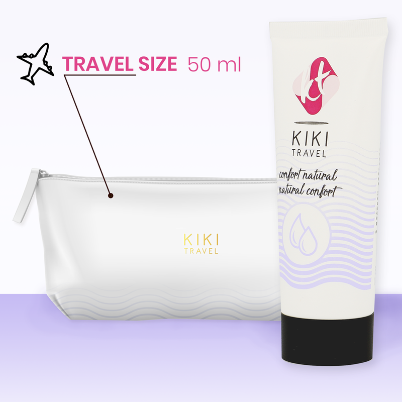 KIKÍ TRAVEL - GEL DESLIZANTE NATURAL CONFORTO 50 ML - Sex Shop Sexy