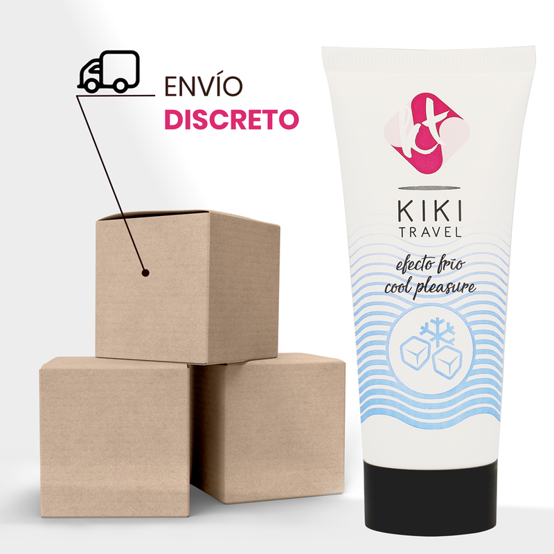 KIKÍ TRAVEL - GEL DESLIZANTE EFEITO FRIO INTENSIFICADOR 50 ML - Sex Shop Sexy