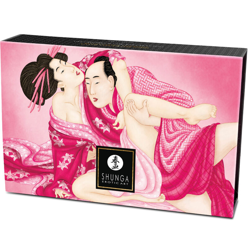 SHUNGA - KIT PÓS DE MASSAGEM COMESTÍVEL FRAMBOESA