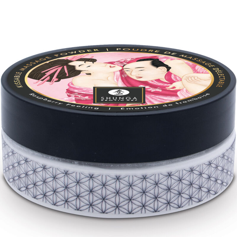 SHUNGA - KIT PÓS DE MASSAGEM COMESTÍVEL FRAMBOESA
