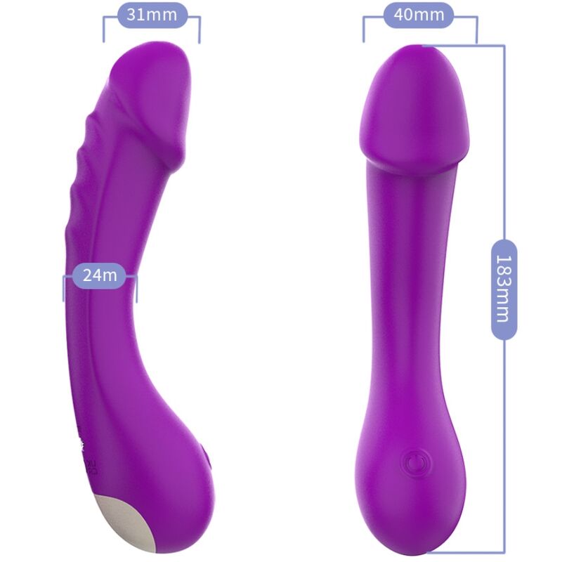 ARMONY - DILDO VIBRADOR PUNTO G SILICONA ROXO