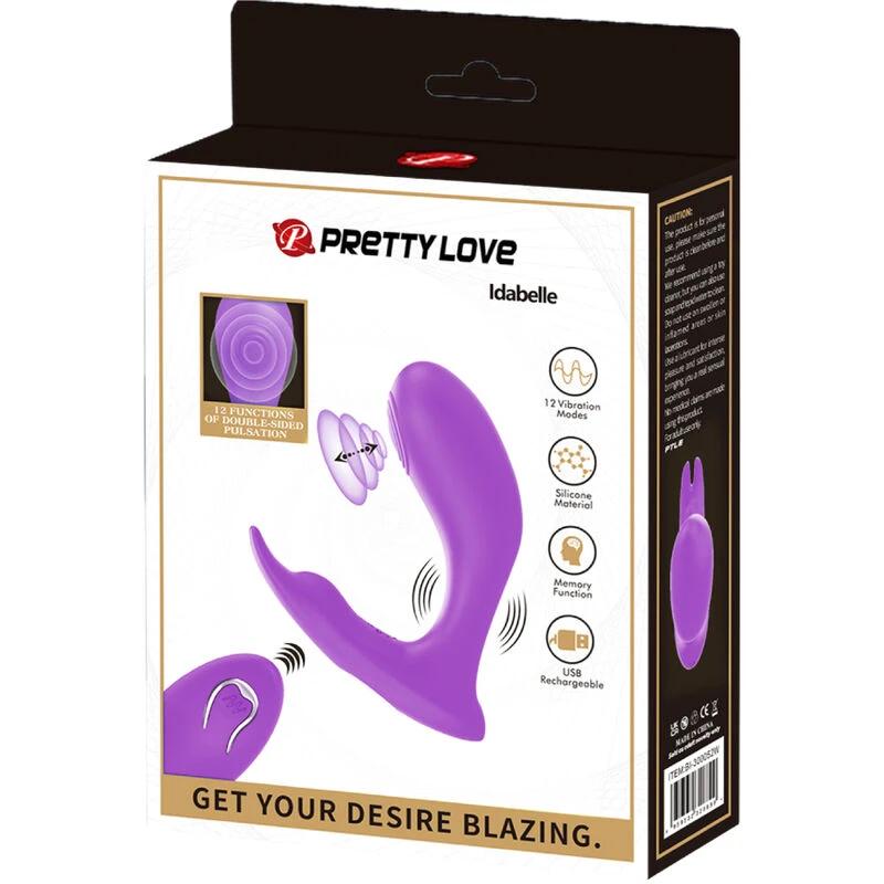 IDABELLE VIBRAÇÃO E PULSAÇÃO CONTROLO REMOTO - Sex Shop Sexy