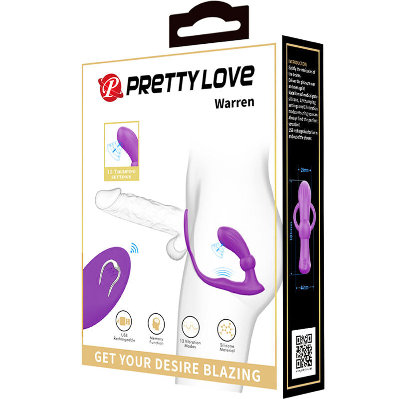 PRETTY LOVE - WARREN ANEL & VIBRADOR ANAL VIOLETA