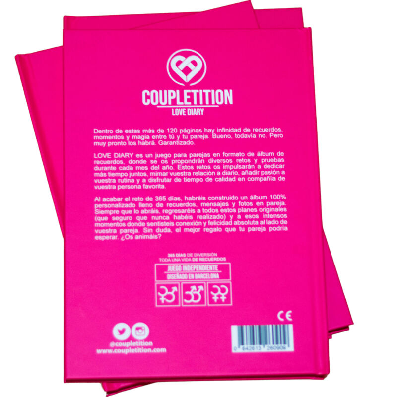 COUPLETITION - LOVE DIARY ÁLBUM DE RECORDAÇÕES & DESEJOS EM CASAL