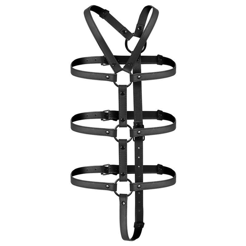 FETISH SUBMISSIVE BONDAGE - ARNÊS AJUSTÁVEL PARA TORSO E BRAÇOS