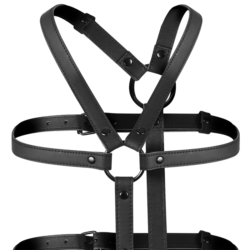 FETISH SUBMISSIVE BONDAGE - ARNÊS AJUSTÁVEL PARA TORSO E BRAÇOS