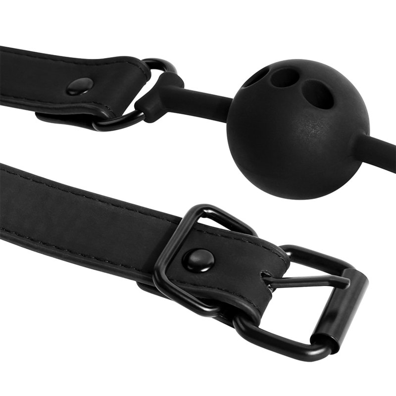FETISH SUBMISSIVE BONDAGE - MORDAÇA BOLA EM SILICONE RESPIRÁVEL