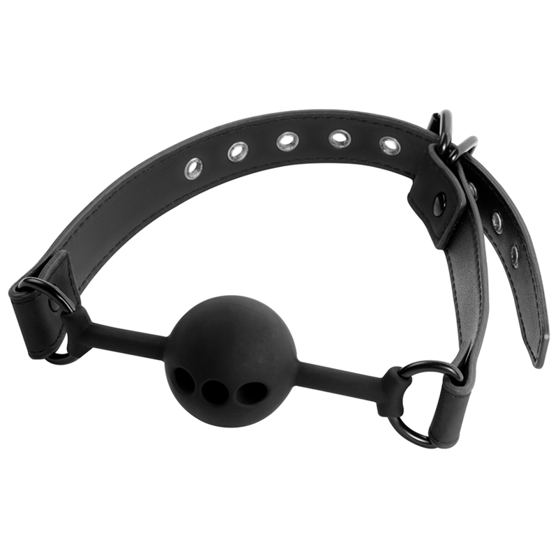 FETISH SUBMISSIVE BONDAGE - MORDAÇA BOLA EM SILICONE RESPIRÁVEL