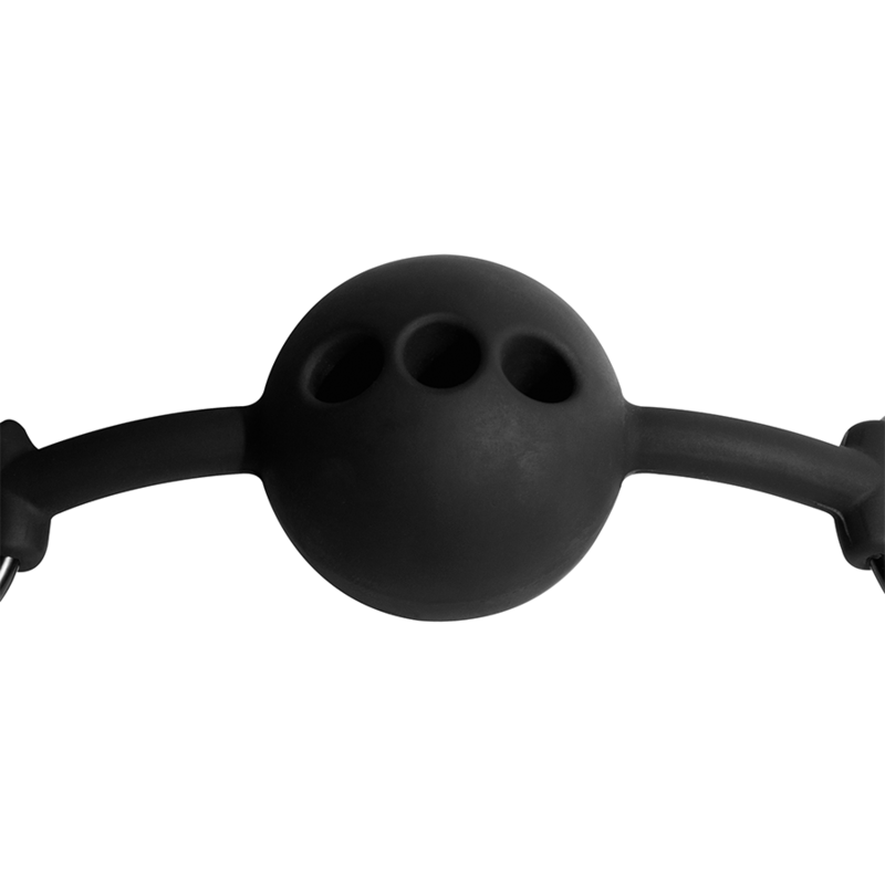 FETISH SUBMISSIVE BONDAGE - MORDAÇA BOLA EM SILICONE RESPIRÁVEL