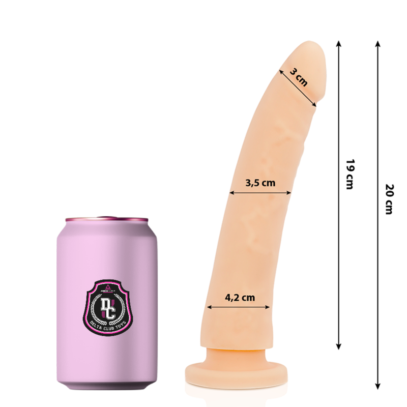 DELTA CLUB - DILDO SILICONE 20 CM x 4 CM