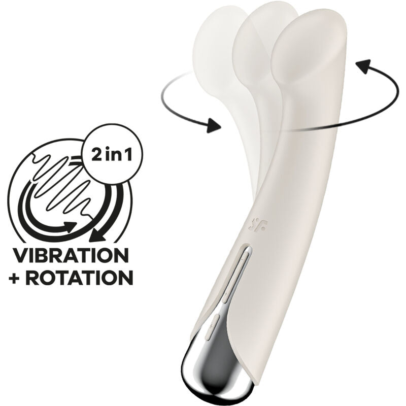 SATISFYER - SPINNING G-SPORT 1 VIBRADOR ROTATIVO VERMELHO