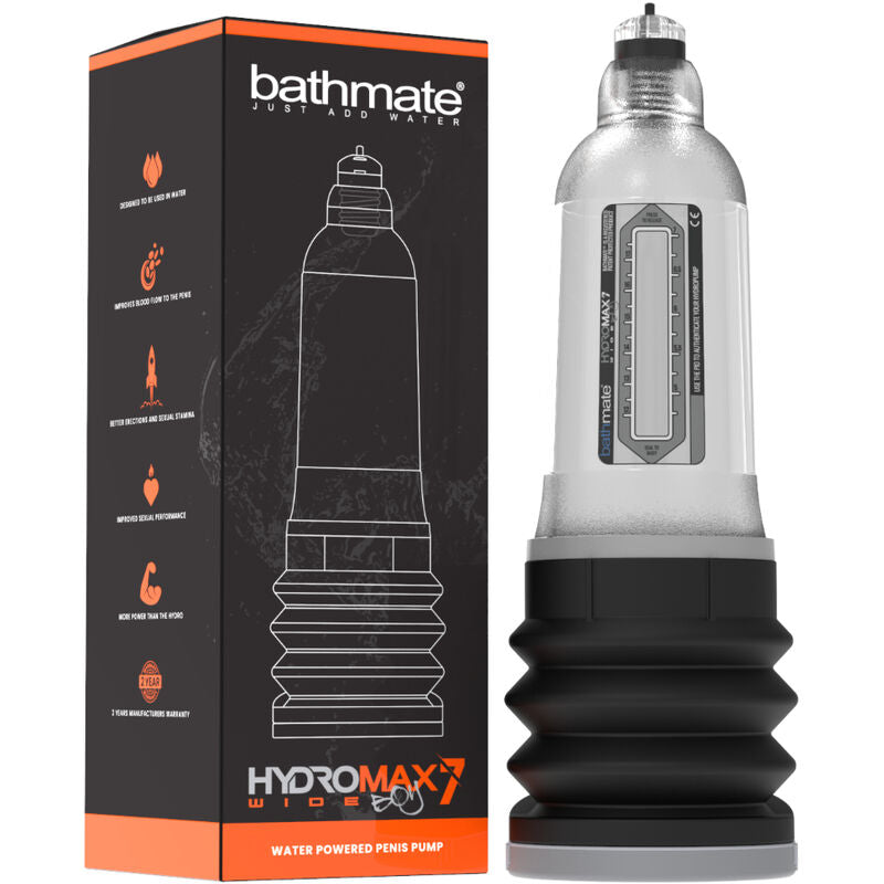 BATHMATE - HYDROMAX 7 WIDE BOY X30 TRANSPARENTE - Sex Shop Sexy
