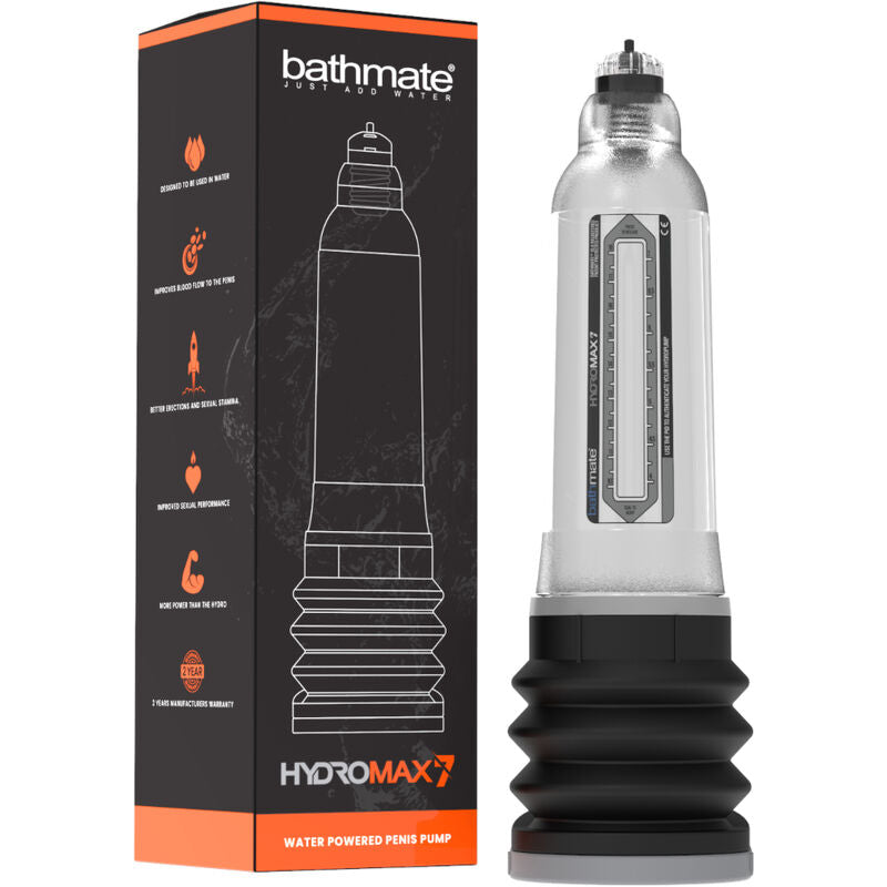 BATHMATE - HYDROMAX 7 BOMBA PENIANA TRANSPARENTE - Sex Shop Sexy