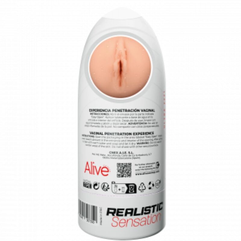 MASTURBADOR MASCULINO FLEXÍVEL VAGINA TAMANHO M
