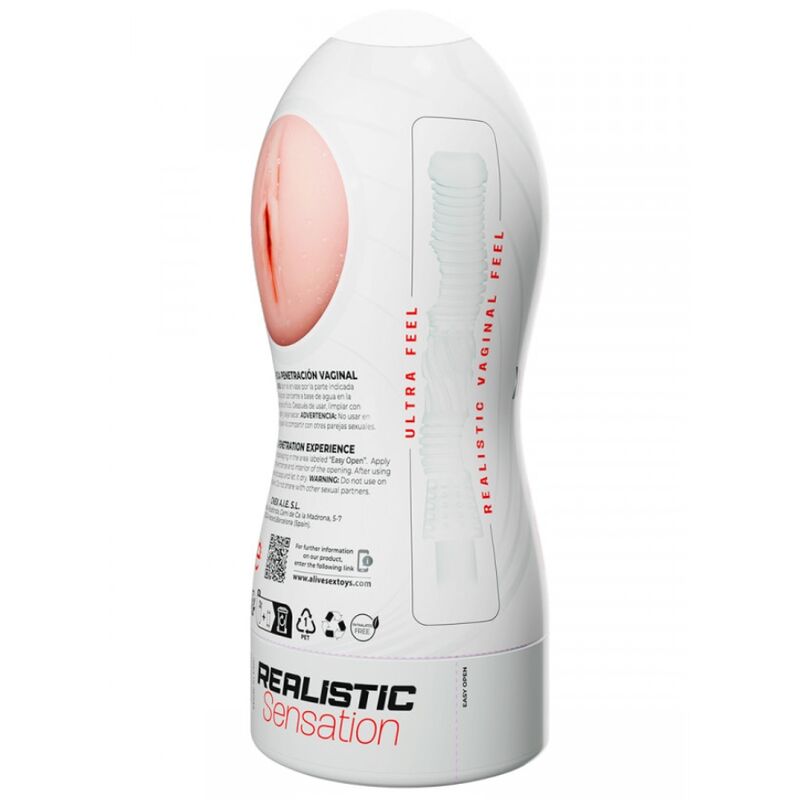 MASTURBADOR MASCULINO FLEXÍVEL VAGINA TAMANHO L
