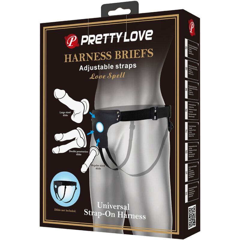 PRETTY LOVE - LOVE SPELL COMPLEMENTO ARNÊS CORREIA AJUSTÁVEL