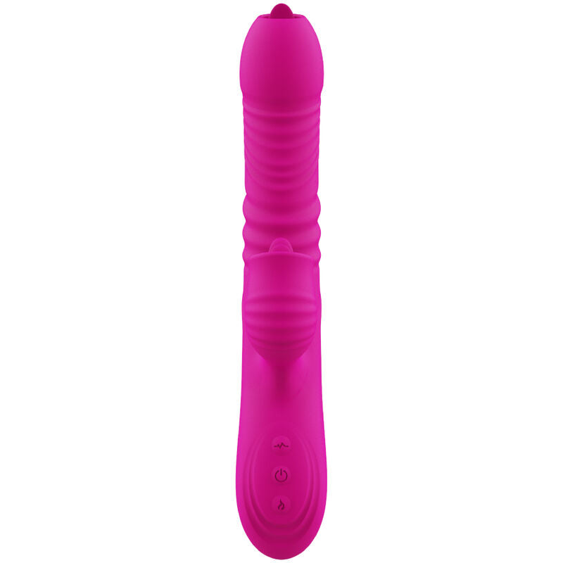 Armony - Fanny Multifuncional Vibrador de Língua Dupla Fúcsia Efeito Calor