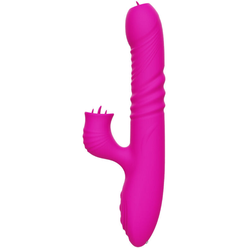 Armony - Fanny Multifuncional Vibrador de Língua Dupla Fúcsia Efeito Calor