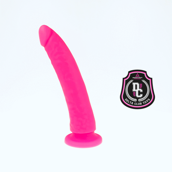 DELTA CLUB - DILDO SILICONE ROSA 17 CM x 3 CM