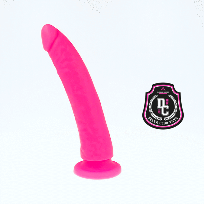DELTA CLUB - DILDO SILICONE ROSA 20 CM x 4 CM