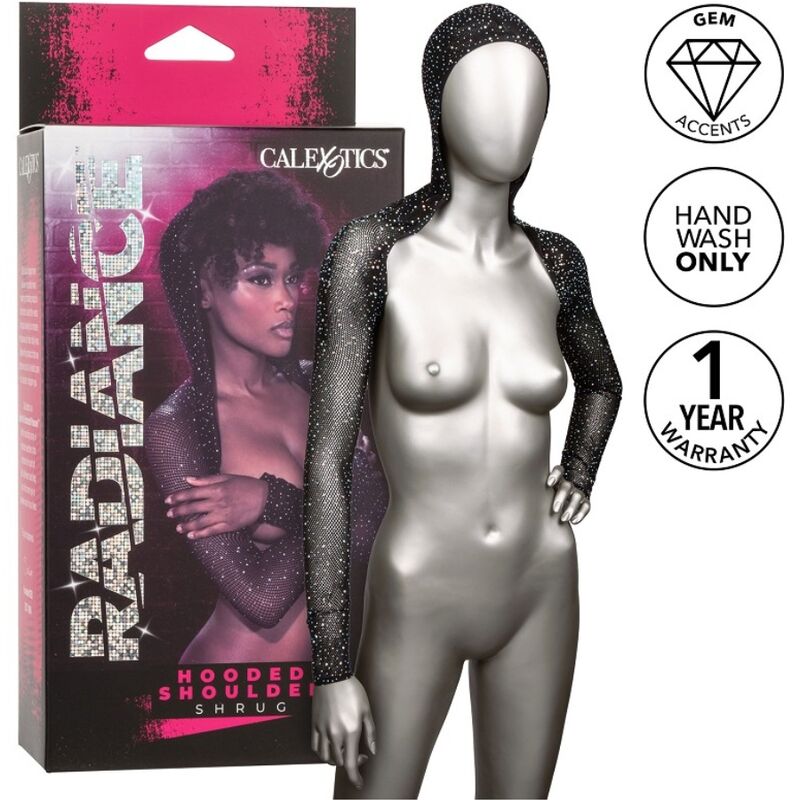 CALEXOTICS - RADIANCE BOLERO COM CAPUZ E PEDRARIA