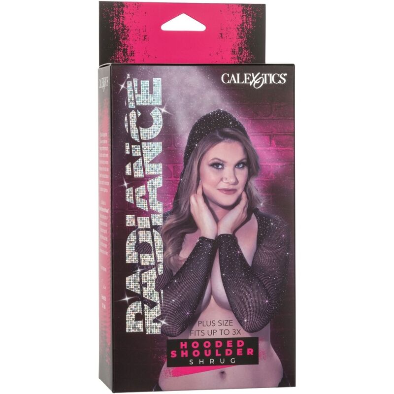 CALEXOTICS - RADIANCE BOLERO COM CAPUZ E PEDRARIA TAMANHO PLUS