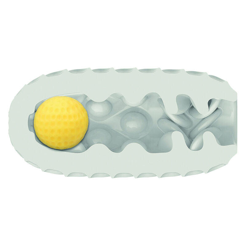 CALEXOTICS - BOUNDLESS STROKER MACIO REVERSÍVEL AMARELO