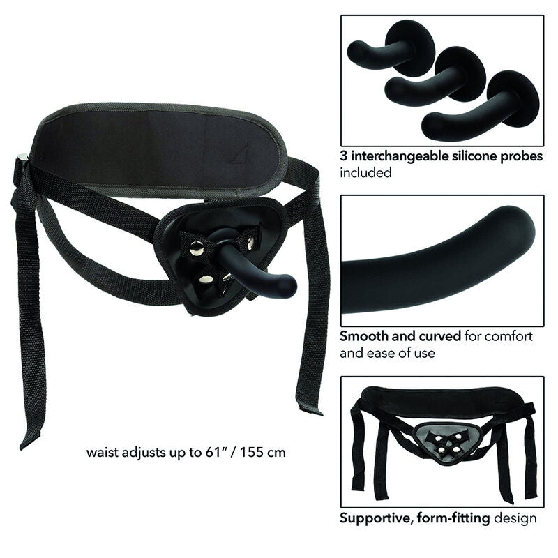 CALEXOTICS - BOUNDLESS KIT ARNÊS SILICONE CURVO