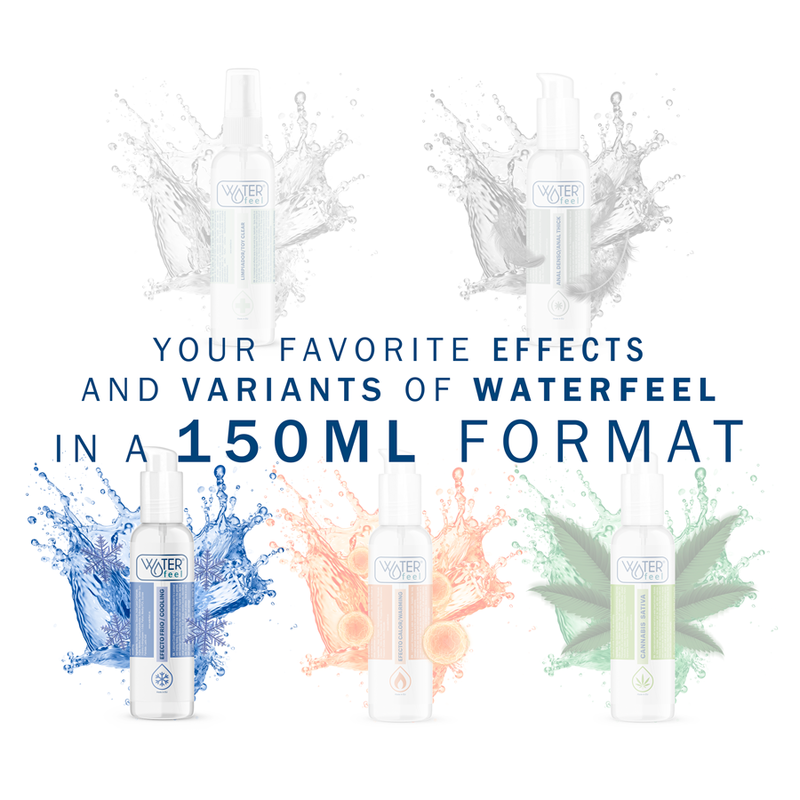 WATERFEEL - LUBRIFICANTE EFEITO FRIO 150 ML - Sex Shop Sexy