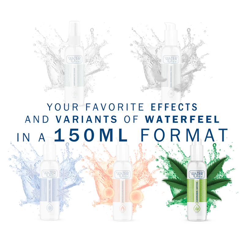 WATERFEEL - LUBRIFICANTE CANNABIS 150 ML - Sex Shop Sexy