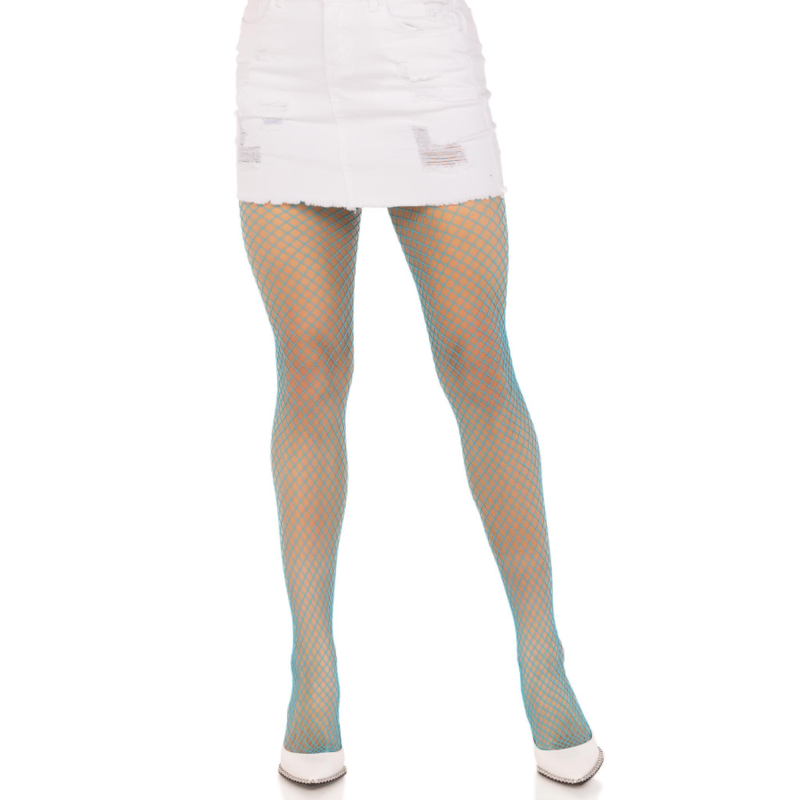 LEG AVENUE - COLLANTS DE REDE LYCRA AZUIS