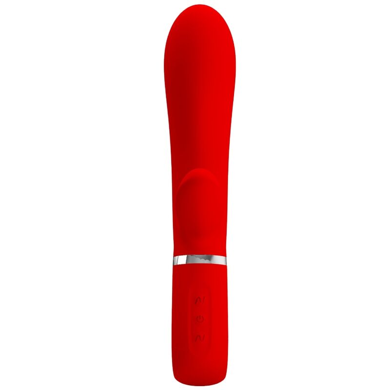 PRETTY LOVE - THOMAS VIBRADOR PONTO G MULTIFUNÇÕES VERMELHO