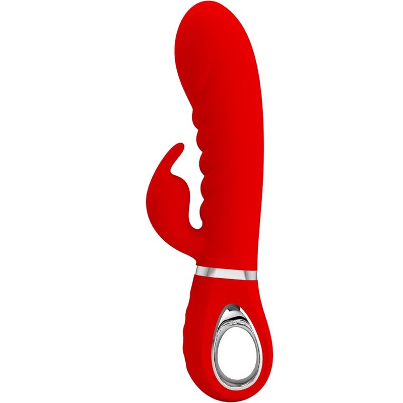 PRETTY LOVE - PRESCOTT VIBRADOR PONTO G MULTIFUNÇÕES VERMELHO