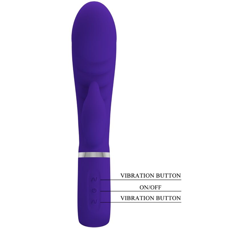 PRETTY LOVE - PRESCOTT VIBRADOR PONTO G MULTIFUNÇÕES LILÁS