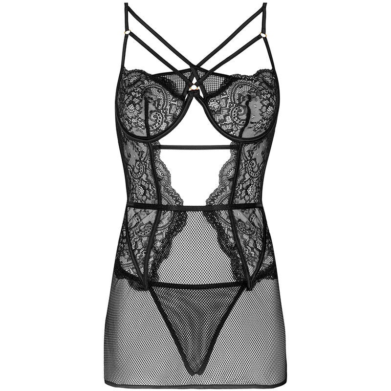 LIVCO CORSETTI FASHION - CAMISA BARIRIN LC 90633 + BRAGA NEGRA