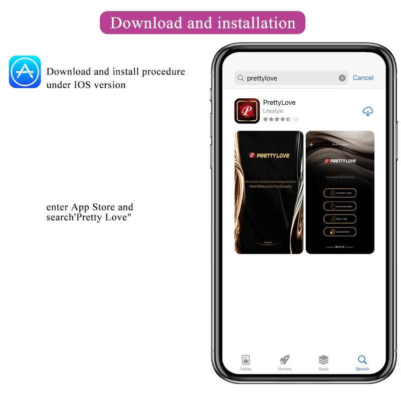 PRETTY LOVE - JAYLEEN VIBRADOR COM CONTROLO APP LILÁS