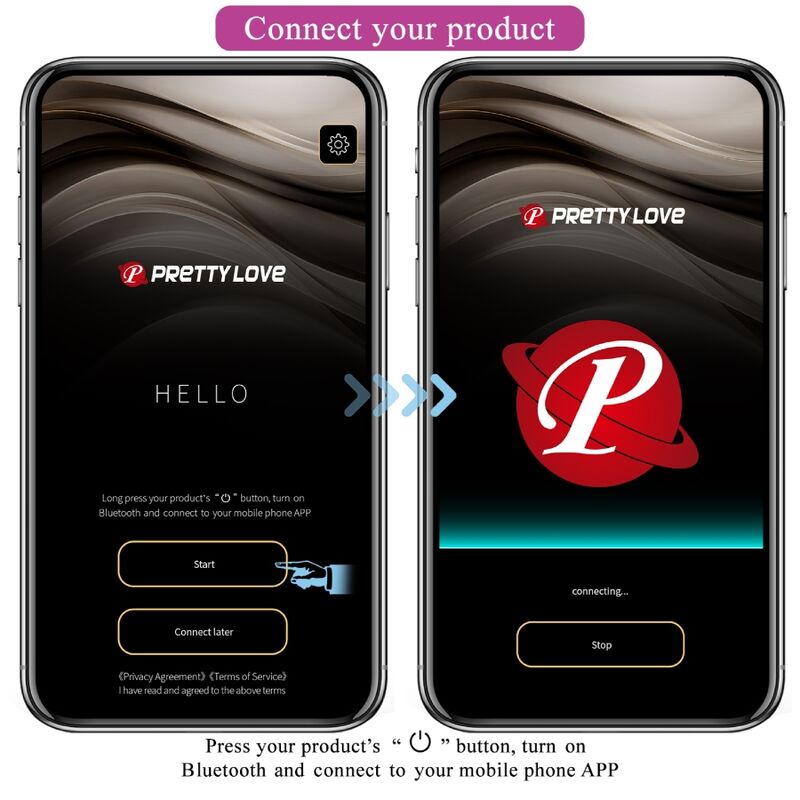 PRETTY LOVE - JAYLEEN VIBRADOR COM CONTROLO APP LILÁS