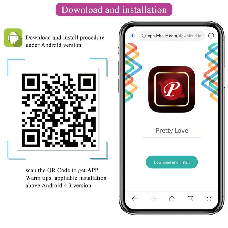 PRETTY LOVE - JAYLEEN VIBRADOR COM CONTROLO APP LILÁS