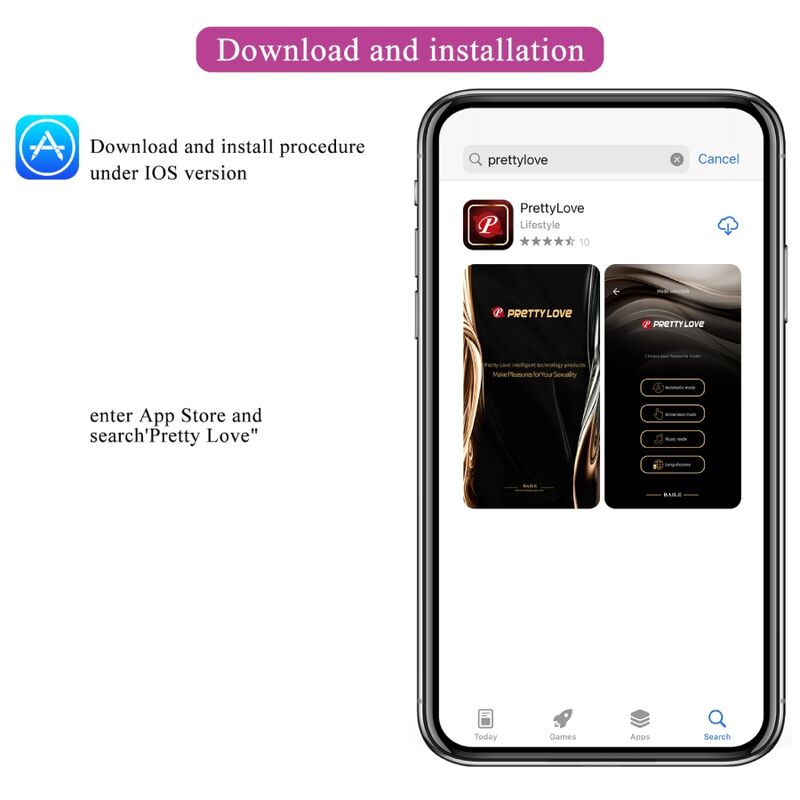 PRETTY LOVE - CATALINA VIBRADOR COM CONTROLO APP LILÁS